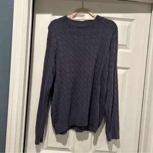 ⬇️NWOT Brandy Melville Blue Cable Knit Sweater 🌿
